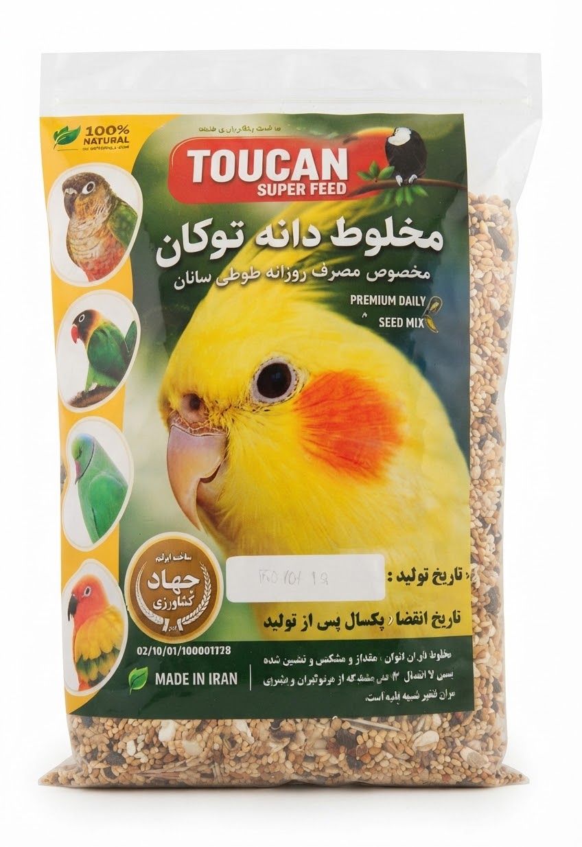 غذای مخلوط پرنده توکان